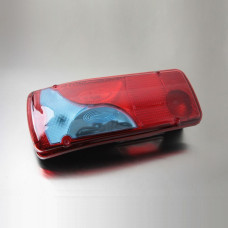 Ліхтар задній MAN TGA AMP розетка, червоно-синій, лівий